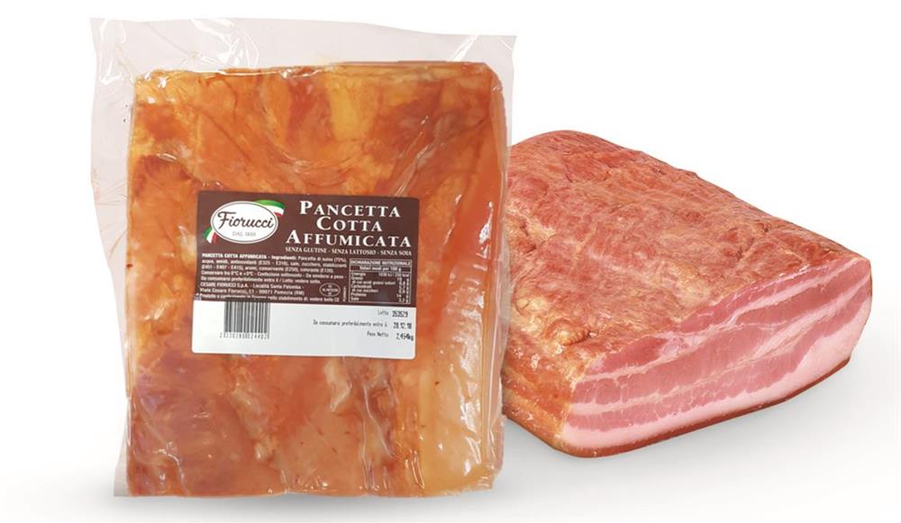 PANCETTA STUFATA AFFUMICATA SENZA GLUTINE E SENZA LATTOSIO SOTTOVUOTO