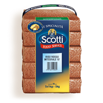 RISO SCOTTI ROSSO INTEGRALE 10' KG.1 SOTTOVUOTO FOOD SERVICE LE SPECIALITÀ