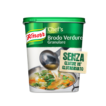 BRODO DI VERDURE GRANULARE KNORR KG.1 SENZA GLUTINE E SENZA GLUTAMMATO