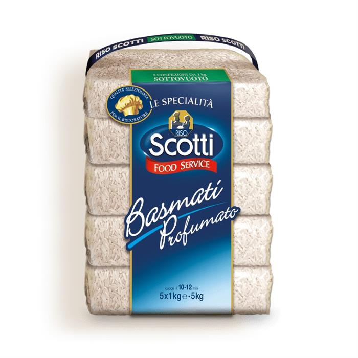 RISO SCOTTI BASMATI KG.1 SOTTOVUOTO FOOD SERVICE LE SPECIALITÀ