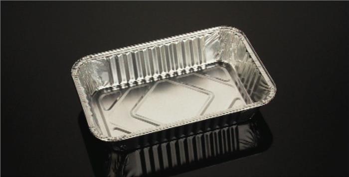 CONTENITORI RETTANGOLARI ALLUMINIO 100PZ (101) 2 PORZIONI CUKI