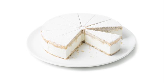 TORTA DELIZIA RICOTTA E PERE PRETAGLIATA GR.1200X12 SURGELATO DONATELLA