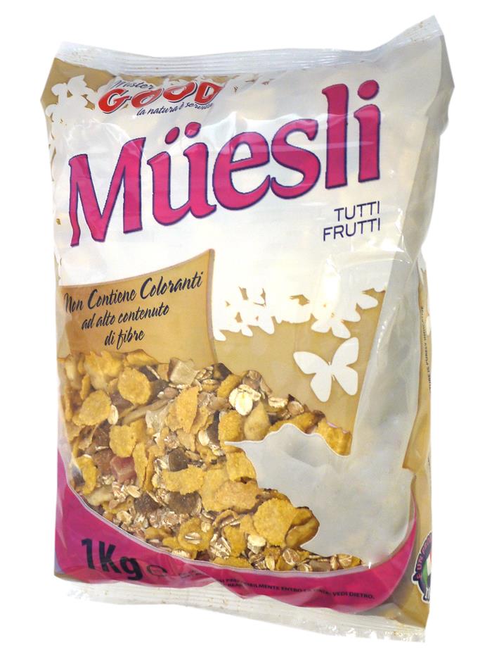 MUESLI ALLA FRUTTA M/GOOD CEREALITALIA KG.1