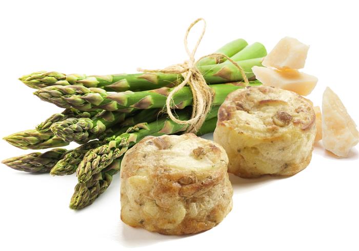 TORTINO MINI ASPARAGI E PARMIGIANO KG.1 MINI GRATINS PREMIUM AVIKO SURGELATO