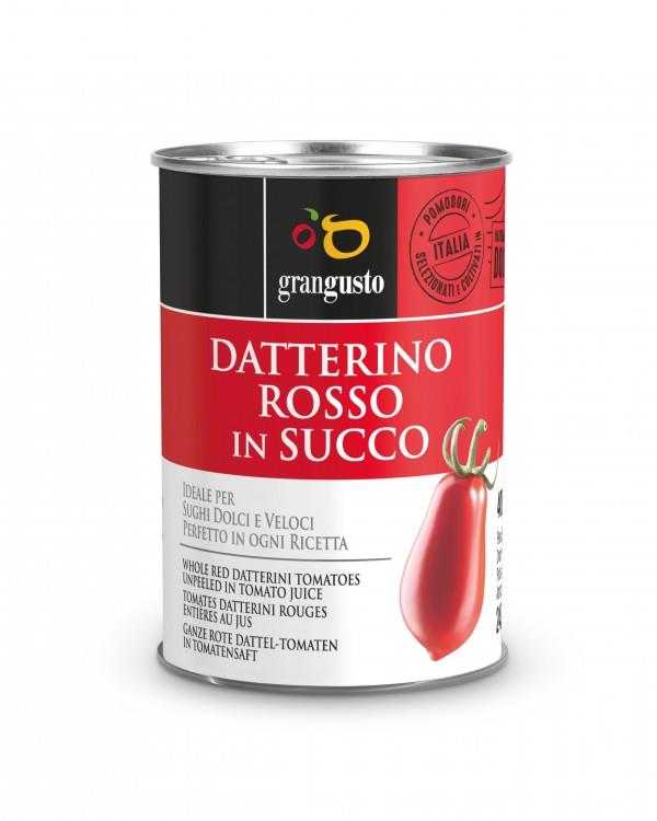 POMODORO DATTERINO ROSSO IN SUCCO GR.800 PRODOTTO ITALIANO
