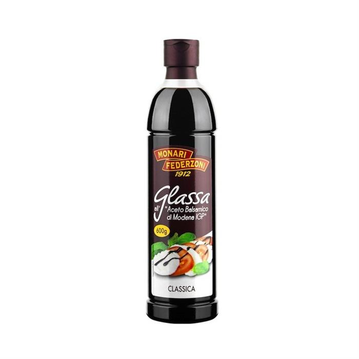 ACETO BALSAMICO GLASSA MODENA MONARI IGP GR.600 SENZA GLUTINE GUSTO CLASSICO