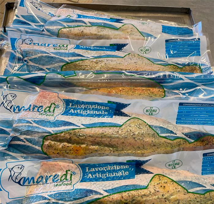 FILETTO DI SALMONE MARINATO AL LIMONE SALMO SALAR (SAL) - SURGELATO