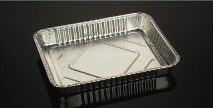 CONTENITORI RETTANGOLARI ALLUMINIO 100PZ (111) 4 PORZIONI CUKI