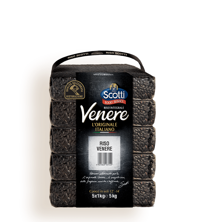 RISO SCOTTI VENERE INTEGRALE KG.1 SOTTOVUOTO FOOD SERVICE