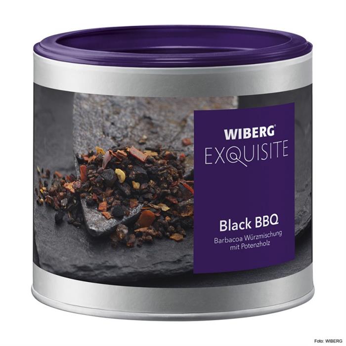 EXQUISITE BLACK BBQ WIBERG  GR.340 SENZA GLUTINE E SENZA LATTOSIO