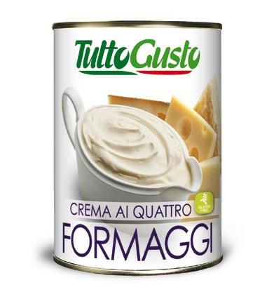 CREMA AI 4 FORMAGGI GR.400 TUTTO GUSTO
