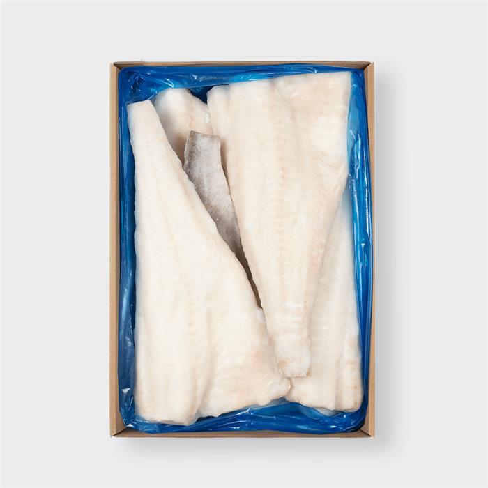 FILETTO DI MERLUZZO CARBONARO 1000+ LEGGERMENTE SALATO IQF SURGELATO