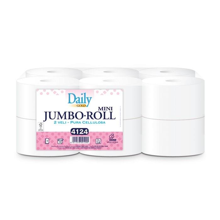 CARTA IGIENICA JUMBO MINI 2 VELI EXTRA MT.140