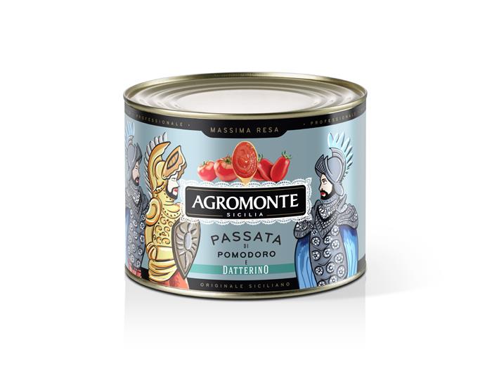 PASSATA DI POMODORO E DATTERINO AGROMONTE GR.2000 LATTA