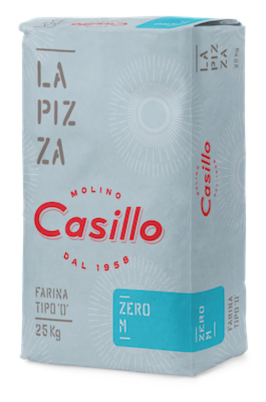 FARINA S/CASILLO PIZZA ZERO M KG.25 W290 GRANO TENERO