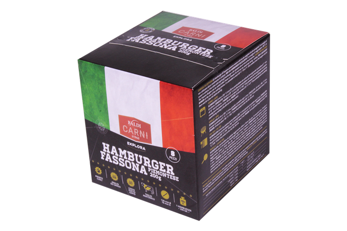 HAMBURGER DI FASSONA GR.200 SENZA GLUTINE BALDI SURGELATO