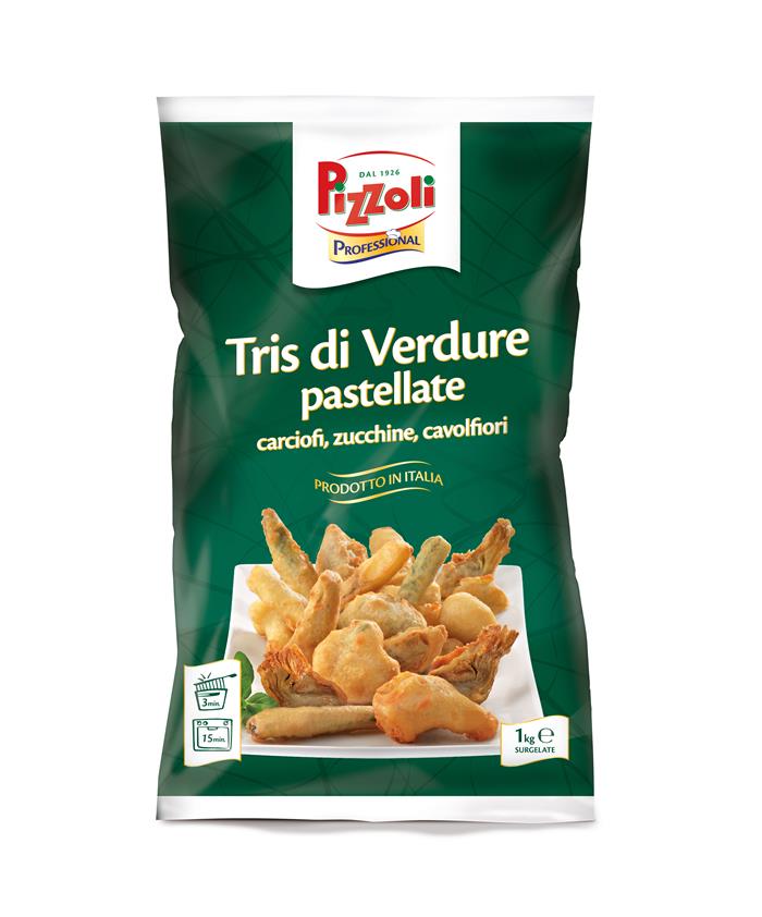 TRIS VERDURE PIZZOLI(CARCIOFI, ZUCCHINE E CAVOLFIORE) SURGELATO
