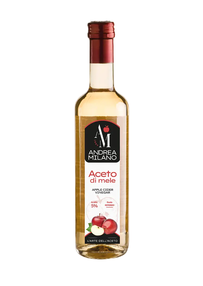 ACETO DI MELE ML.500 ANDREA MILANO 5% ACIDITA'-  GUSTO ROTONDO
