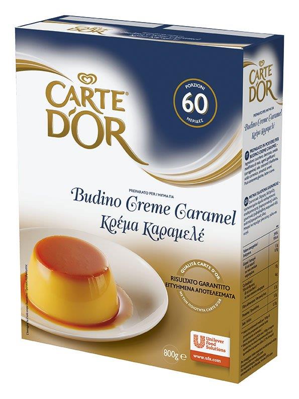 BUDINO CREM CARAMEL CARTE D'OR SENZA GLUTINE