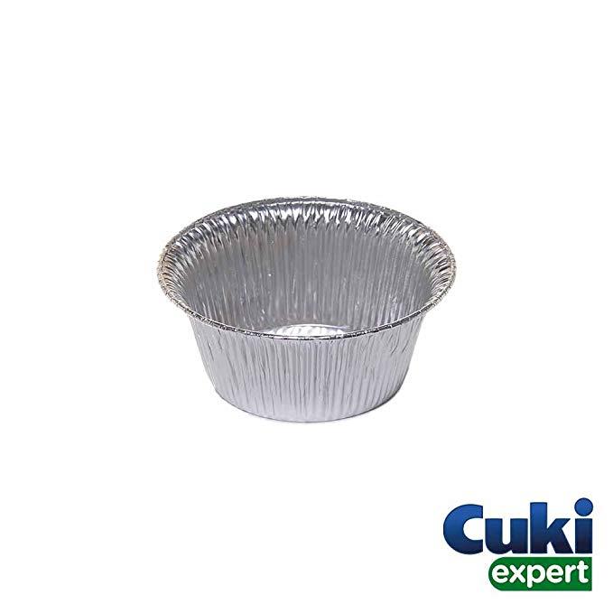 CONTENITORE PIROTTINO TONDO ALLUMINIO T63GX100 CUKI 85CC 70MM X 38MM