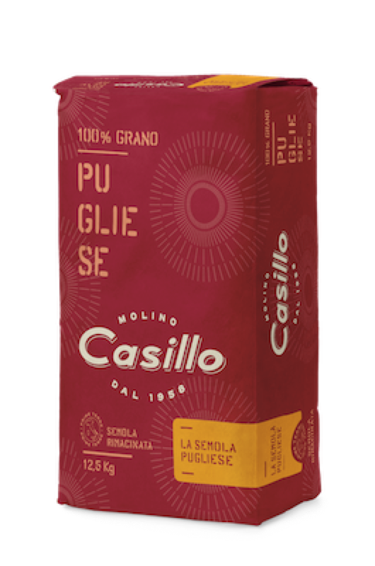 SEMOLA RIMACINATA PUGLIESE KG.12,5 100% GRANO PUGLIESE PRIME TERRE