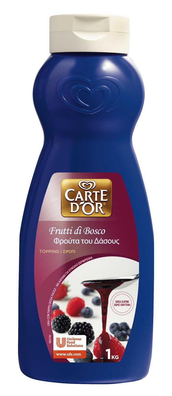 TOPPING FRUTTI DI BOSCO CARTE D'OR KG.1 SENZA GLUTINE