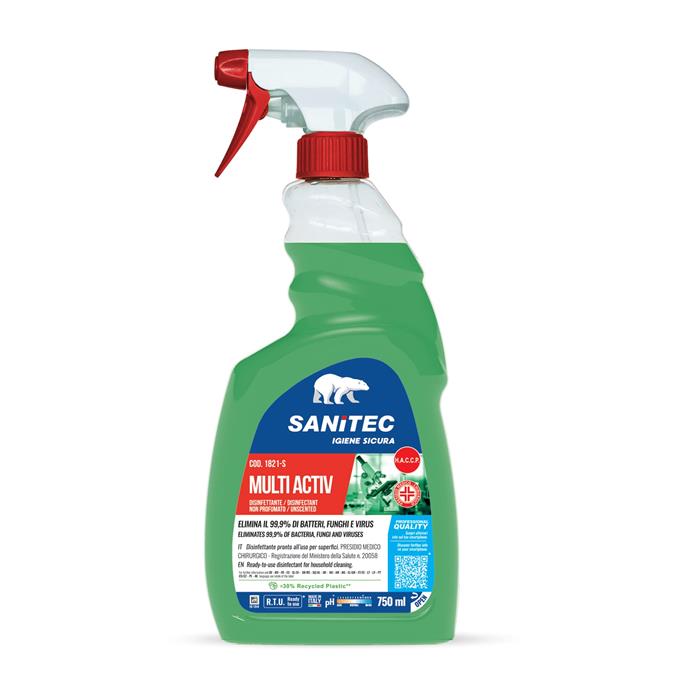 MULTI ACTIV DISINFETTANTE SANITEC 750ML H.A.C.C.P. - PRESIDIO MEDICO CHIRURGICO