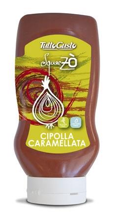 SQUEEZÒ CIPOLLE CARAMELLATE GR.570 SENZA GLUTINE E SENZA LATTOSIO TUTTO GUSTO