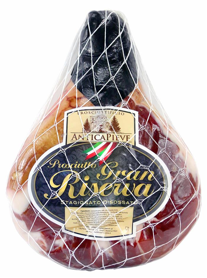 PROSCIUTTO CRUDO G/PIEVE DISOSSATO STAGIONATO SOTTOVUOTO ANTICA PIEVE