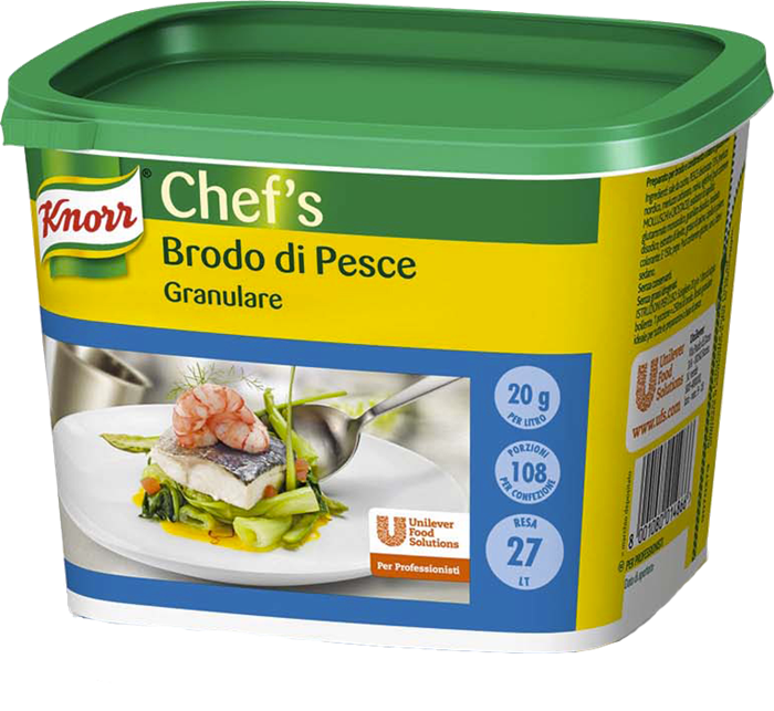 BRODO DI PESCE GRANULARE KNORR GR.550