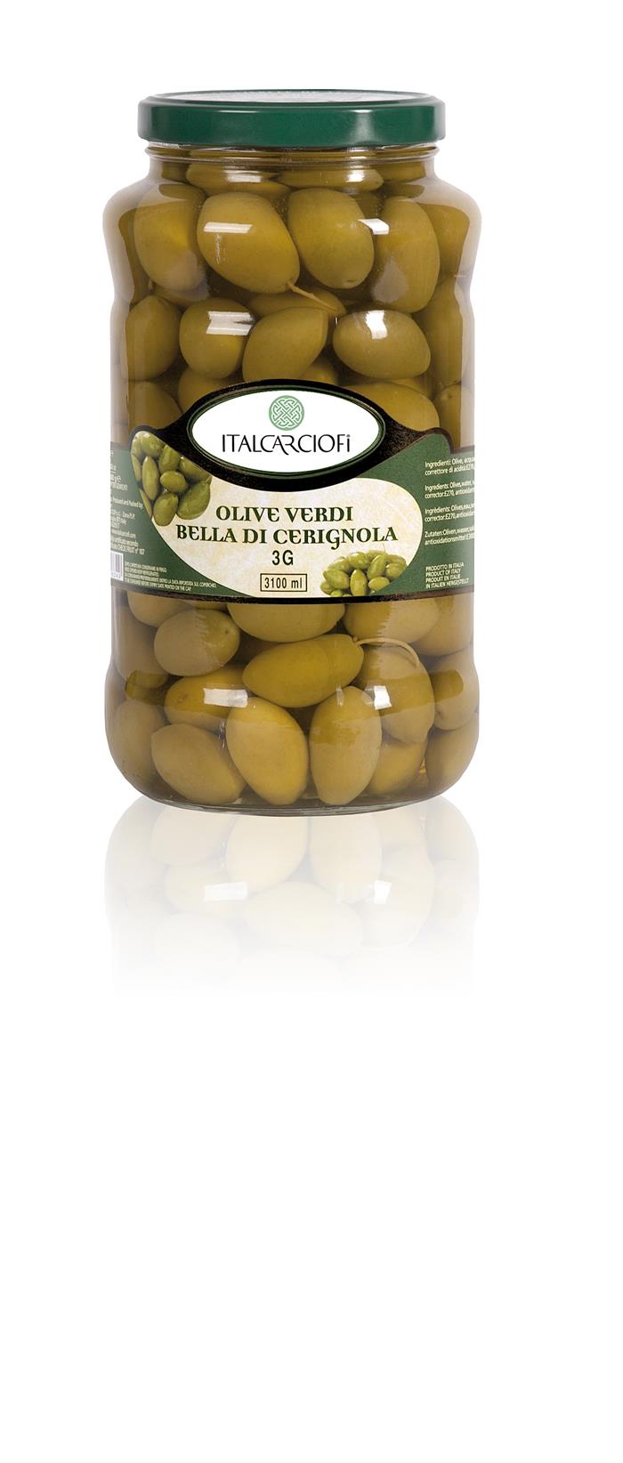 OLIVE BELLA DI CERIGNOLA 11/13 ML.3100 ITALCARCIOFI
