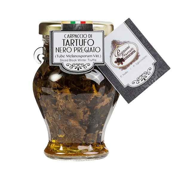 TARTUFO CARPACCIO DI TARTUFO NERO GR.50 OLIO EXTRAVERGINE D'OLIVA TUBER AESTIVUM