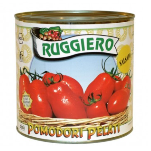 PELATI RUGGIERO SALSATI GR.2500 PESO SGOCCIOLATO GR.1600 - 100% ITALIANO