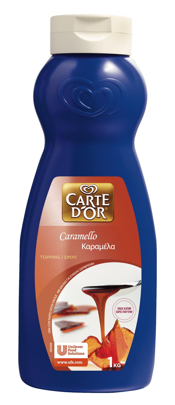 TOPPING CARAMELLO CARTE D'OR  KG.1 SENZA GLUTINE