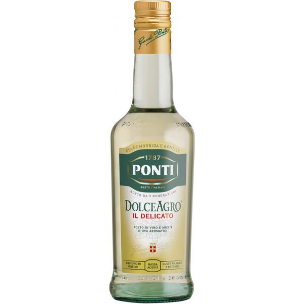 ACETO DI VINO BIANCO DOLCE AGRO PONTI IL DELICATO 500 ML