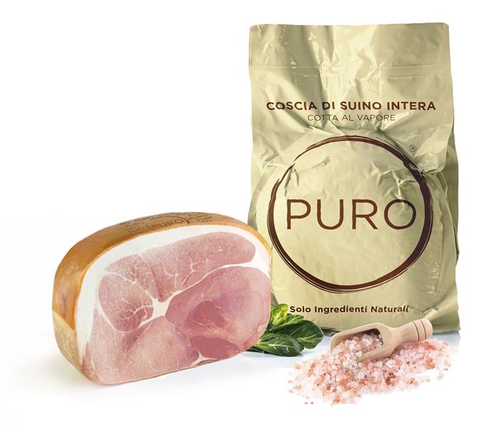 PROSCIUTTO COSCIA DI SUINO INTERA COTTA AL VAPORE SENZA GLUTINE E SENZA LATTOSIO