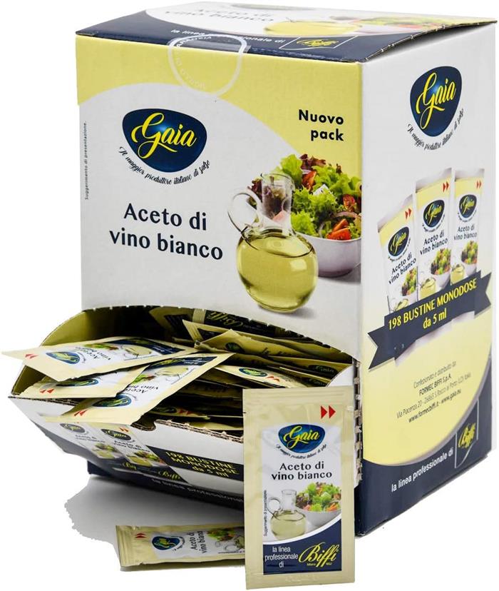ACETO DI VINO BIANCO BUSTINA BIFFI PRO 198X5ML