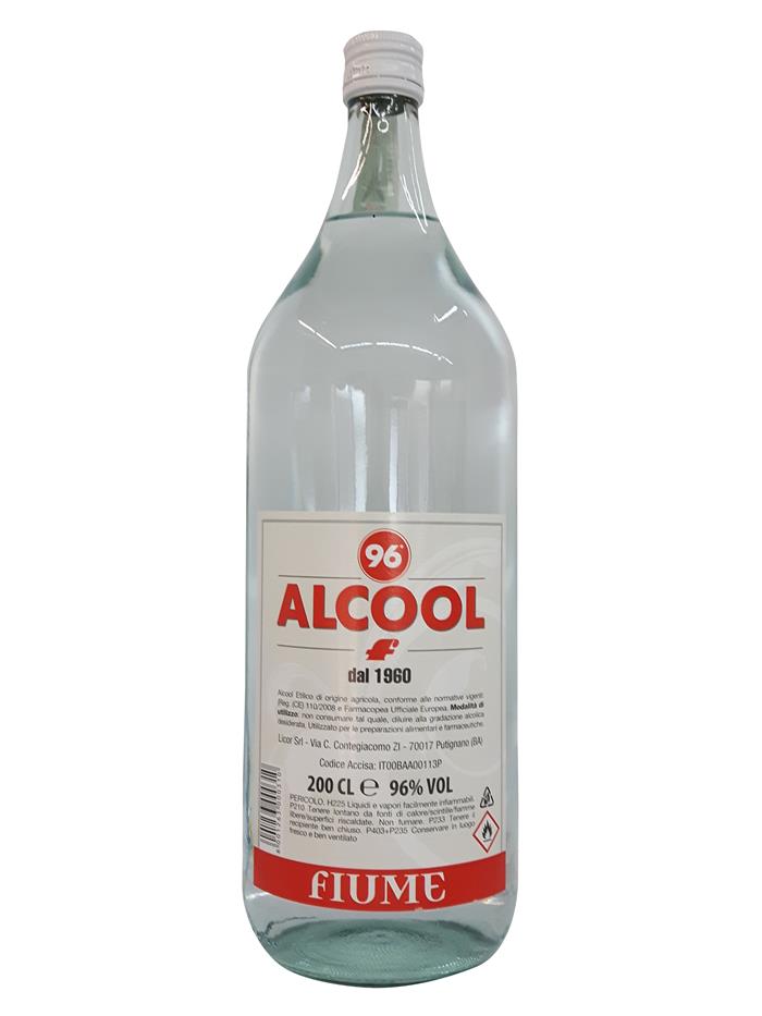 ALCOOL ETILICO FIUME 96° CL.2000