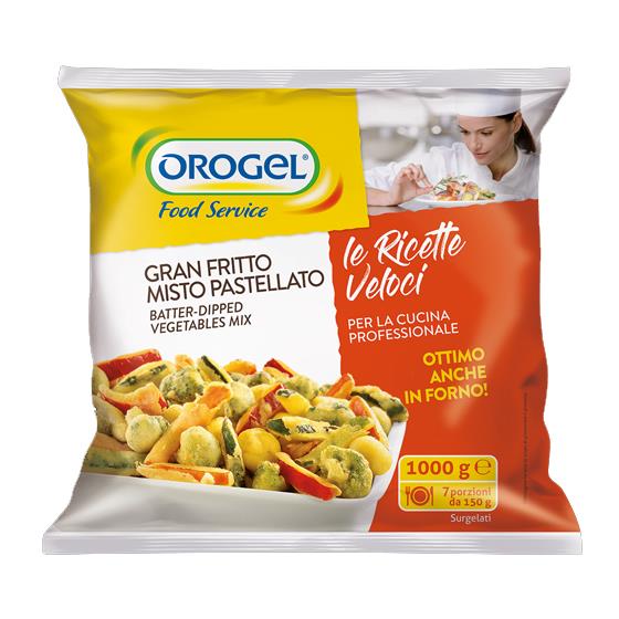 GRAN FRITTO MISTO PASTELLATO KG.1 OROGEL FOOD SERVICE SURGELATO