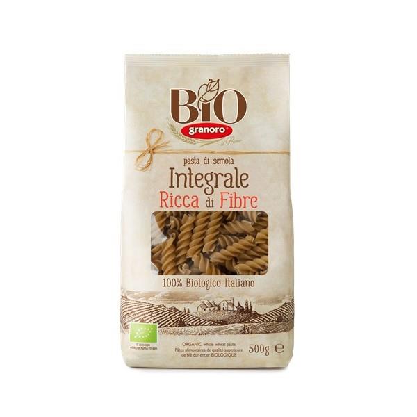 FUSILLI Bio INTEGRALI GR.500 GRANORO RICCA DI FIBRE - 100% BioLOGICO Prodotto italianoLIAN