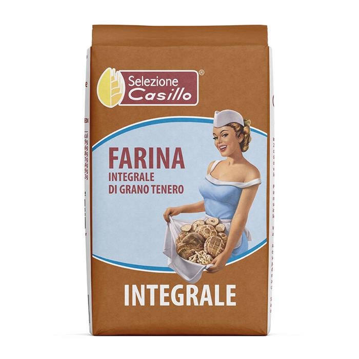 FARINA S/CASILLO INTEGRALE GRANO TENERO KG.5