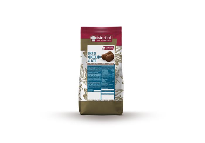 CIOCCOLATO DISCHI AL LATTE 34% KG.1 36/38 MASTER MARTINI - FOOD SERVICE