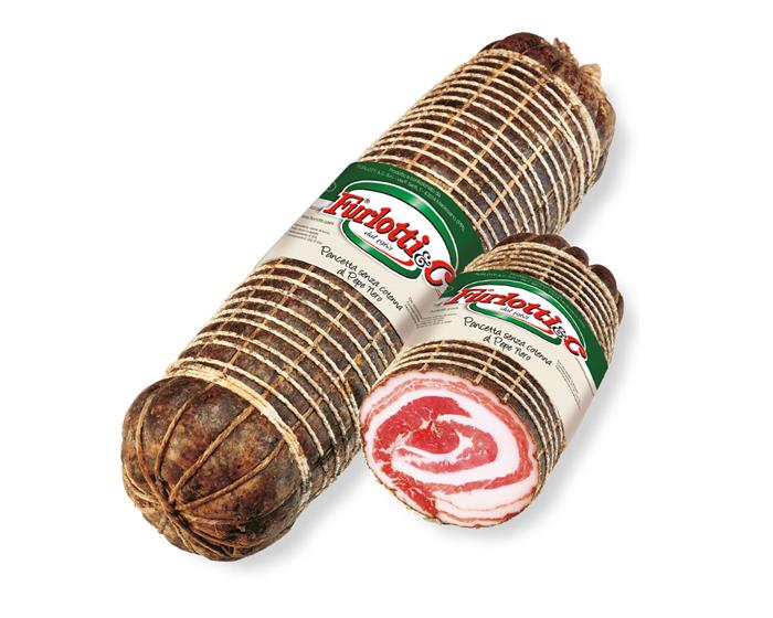 PANCETTA ARROTOLATA ROSATELLA AL PEPE 1/2 VALTIDONE
