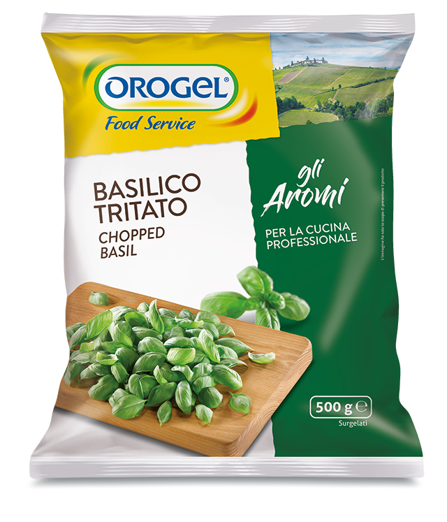 BASILICO TRITATO OROGEL GR.500 FOOD SERVICE SURGELATO