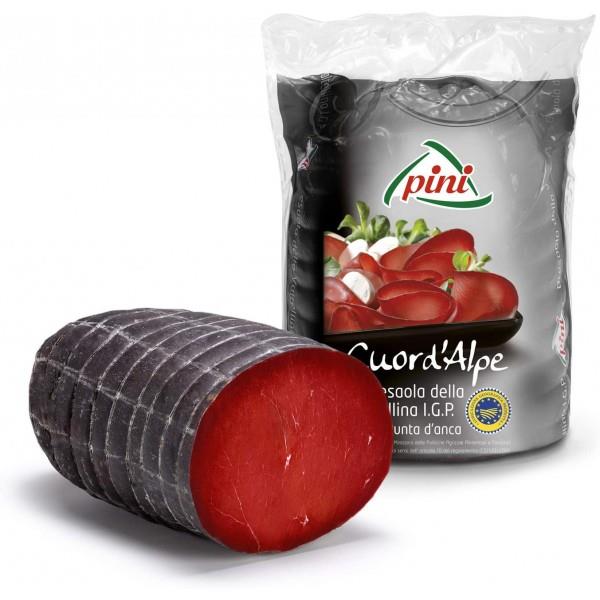 BRESAOLA DELLA VALTELLINA PUNTA D'ANCA IGP 1/2 ARCO SENZA GLUTINE
