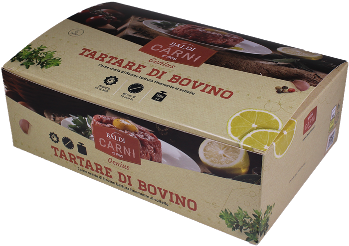 TARTARE DI BOVINO GR.150X9 BALDI SENZA GLUTINE SURGELATO