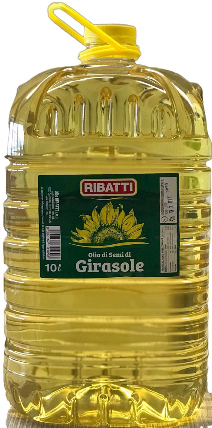 OLIO DI SEMI GIRASOLE RIBATTI LT.10 PET
