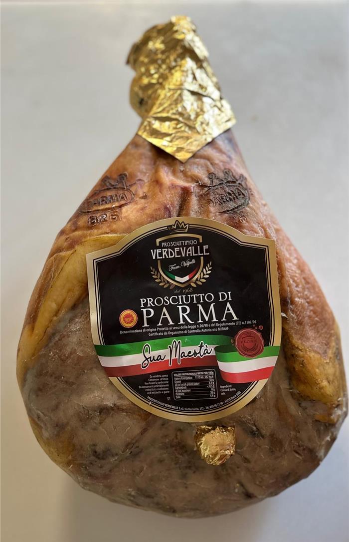 PROSCIUTTO CRUDO DI PARMA CON OSSO SUA MAESTA' VERDEVALLE