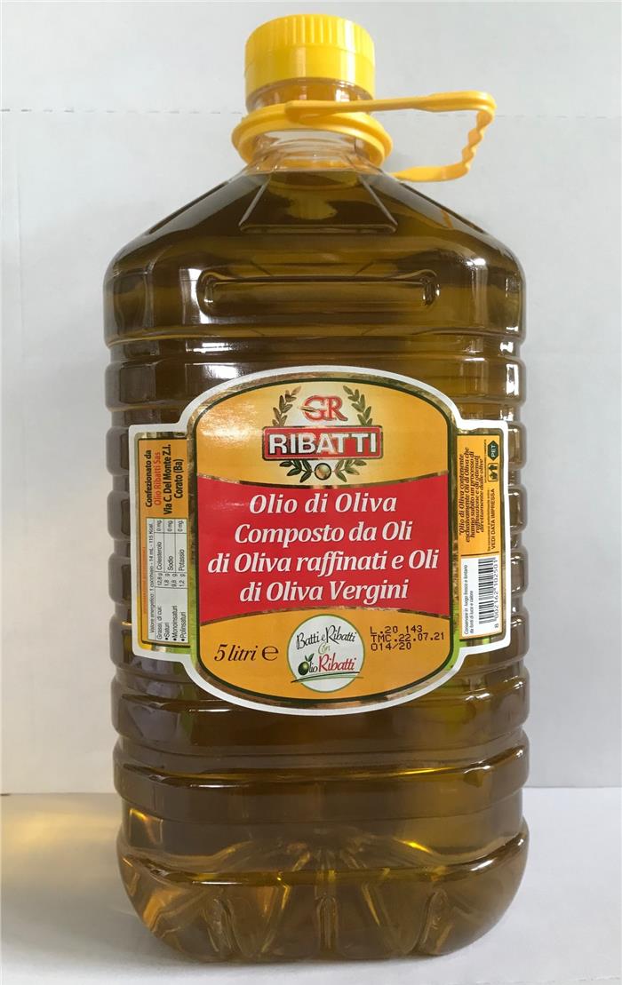 OLIO DI OLIVA RIBATTI PET LT.5