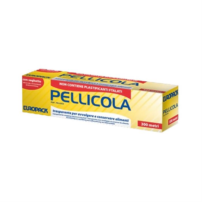 ROTOLO PELLICOLA CON BOX H30X300MT CUKI FILM ALIMENTARE CON SEGHETTO